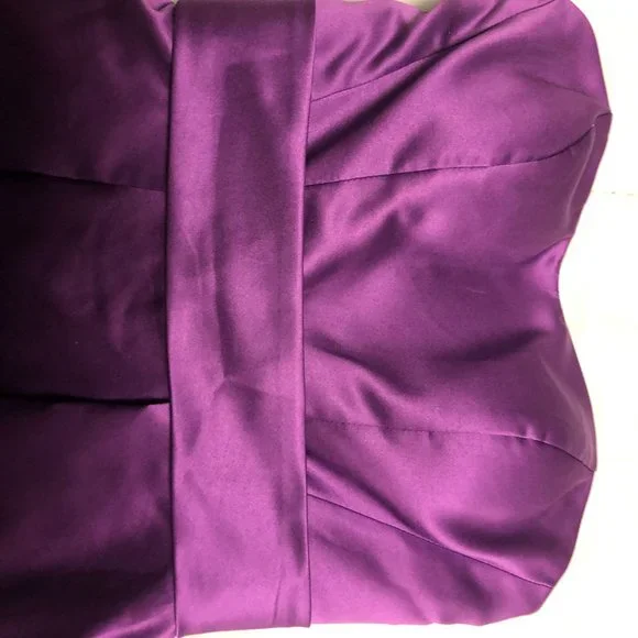 NWOT Strapless Purple Dress with Sweetheart Neckline - Picture 8 of 13
